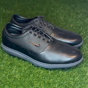 Nike Air Zoom Victory Tour 'Triple Black Leather' Sz 12 Men